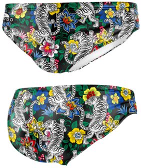 Special Made Turbo Waterpolo broek Flowers and Tigers 
