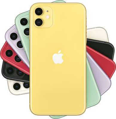 (10+ prijs) Apple iPhone 11 (64GB/128GB) 6.1" (1792x828) + garantie