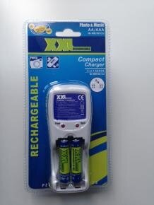 Battery Charger 2 or 4 AAA/AA included 2x AAA