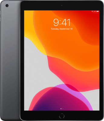 Apple iPad 8 (2020) zwart (6-core 2,49Ghz) 32GB 10.2" (2160x1620) WiFi (4G) + garantie