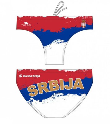 Special Made Turbo Waterpolo broek Serbia Wp National Team 2012
