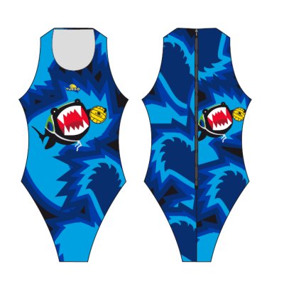 Special Made Turbo Waterpolo badpak shark