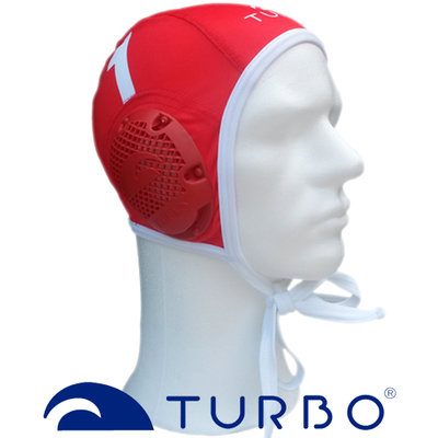 special made Turbo Waterpolo Cap (size m/l) Professional Keeper Red White 1