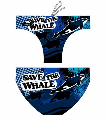 Special Made Turbo Waterpolo broek Save The Whale