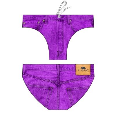 Special Made Turbo Waterpolo broek Jeans violet