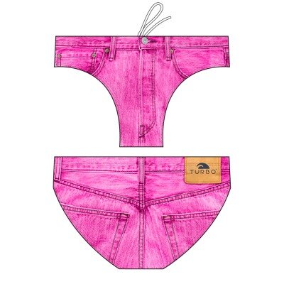 Special Made Turbo Waterpolo broek Jeans pink
